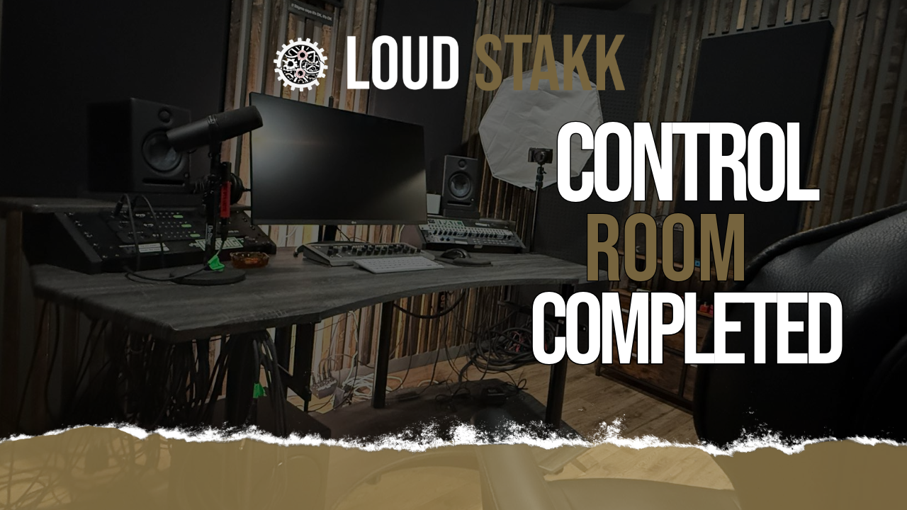 🏗️ Control Room Completed – Studio Work Commences!