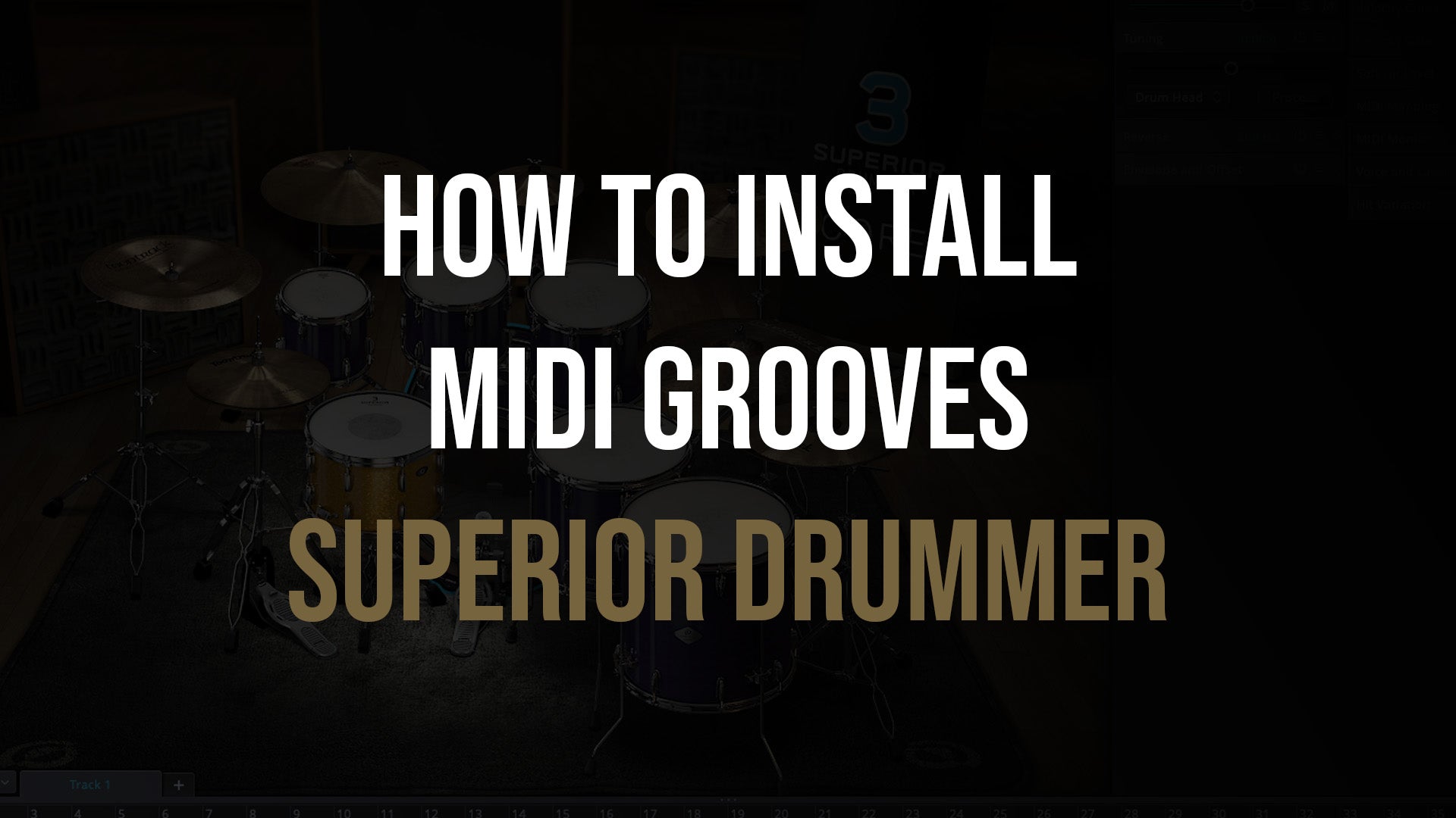 How to Install Loudstakk MIDI Grooves into Superior Drummer